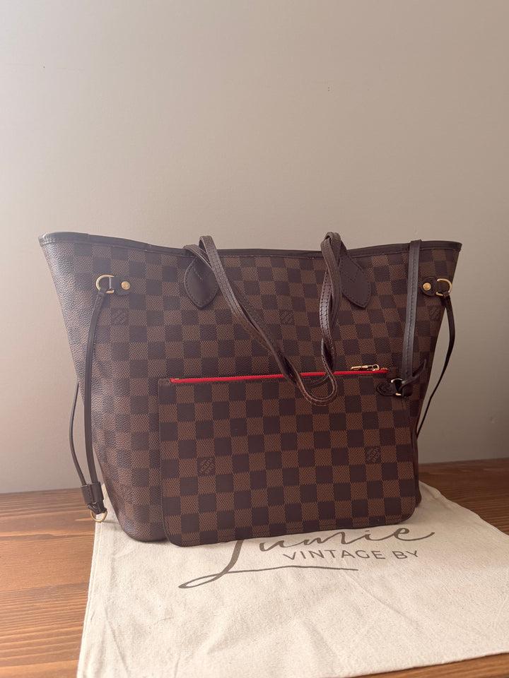 Translation missing: en.Louis Vuitton Neverfull MM Damier Ebene