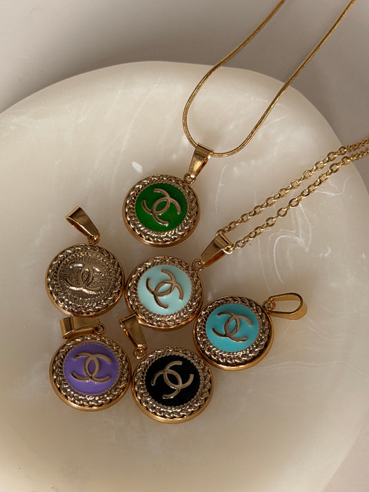 Translation missing: en.Chanel Groen/Goud 15mm